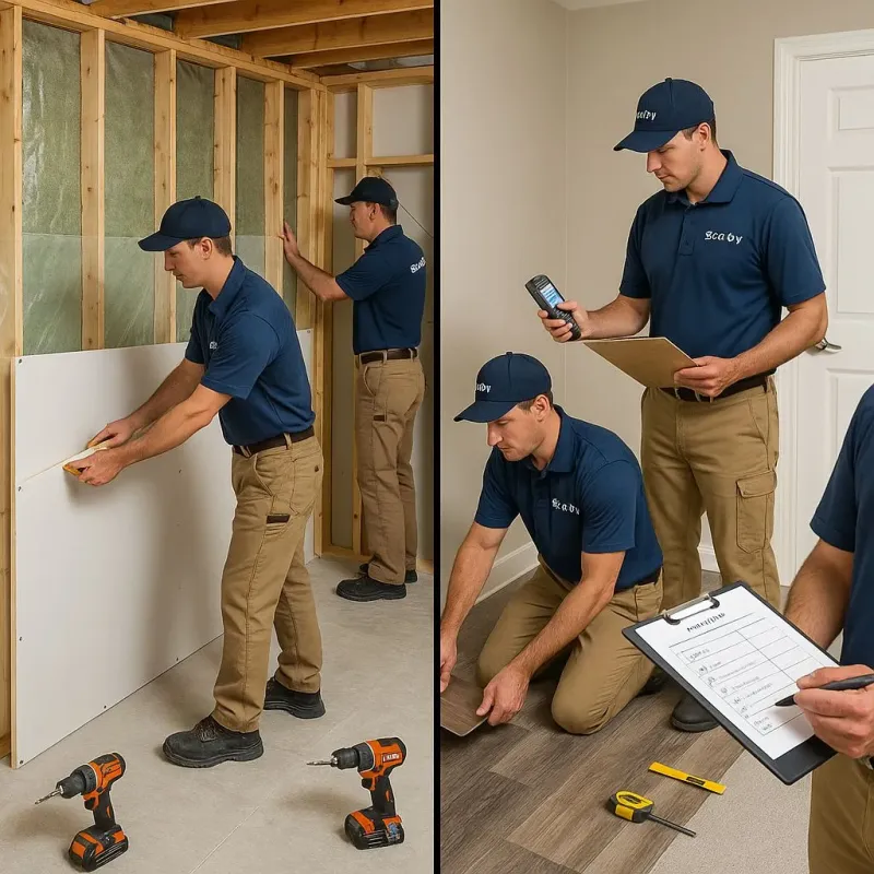Repairs and Reconstruction process in Emerson Hill, NY